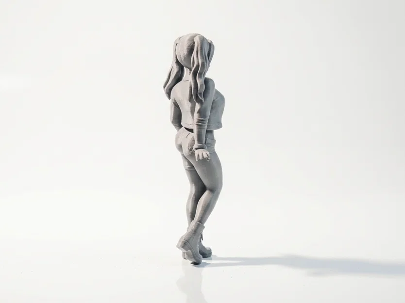 Figurine Harley Quinn DC Comics – Mẫu 3D Printable (STL) - Image 3