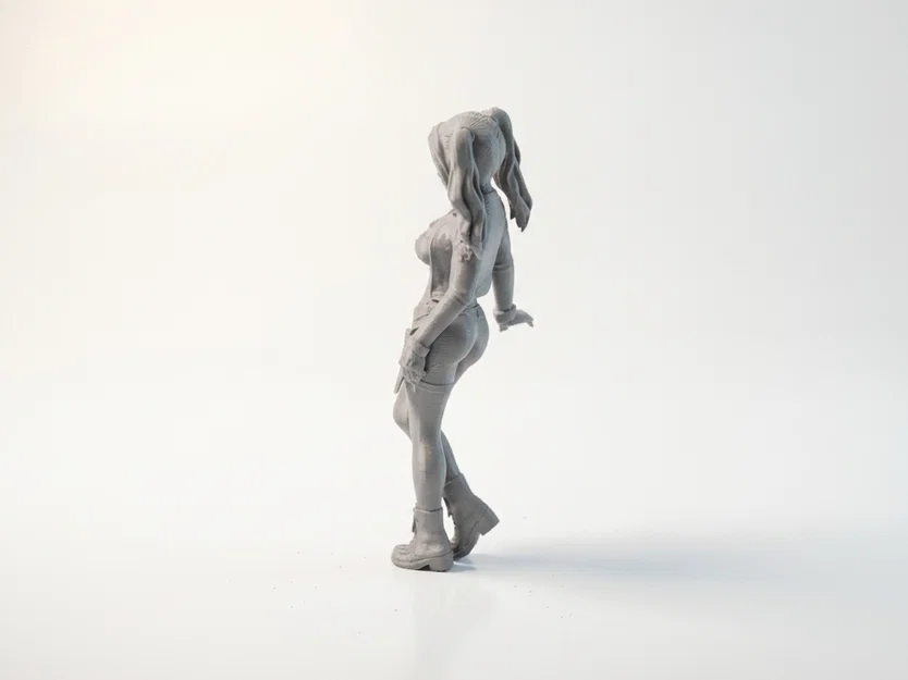 Figurine Harley Quinn DC Comics – Mẫu 3D Printable (STL) - Image 4