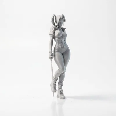 Mô hình Harley Quinn Figurine DC Comics 3D Printable