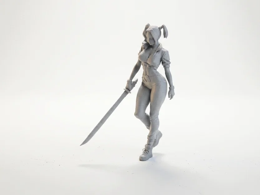 Mô hình Harley Quinn Figurine DC Comics 3D Printable - Image 3