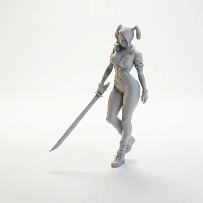 Mô hình Harley Quinn Figurine DC Comics 3D Printable