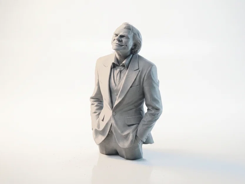 Bust Joker – Phản Diện DC Comics – 3D Printable (STL) - Image 1