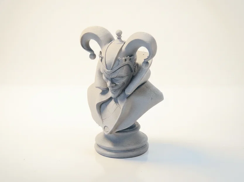 Tượng Bust Quân Vua Cờ Vua Joker (DC Comics) – 3D Printable - Image 4