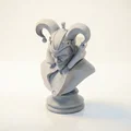 Tượng Bust Quân Vua Cờ Vua Joker (DC Comics) – 3D Printable - Thumbnail 4