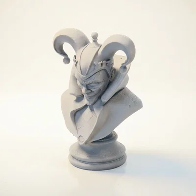 Tượng Bust Quân Vua Cờ Vua Joker (DC Comics) – 3D Printable