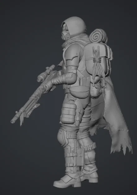 Grimdark Wasteland Desert Sniper 1 – Tay bắn tỉa sa mạc grimdark - Image 2