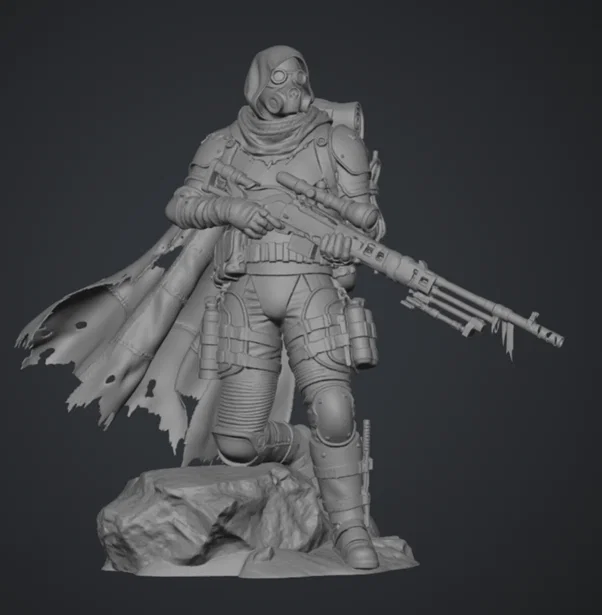 Grimdark Wasteland Desert Sniper 1 – Tay bắn tỉa sa mạc grimdark - Image 1