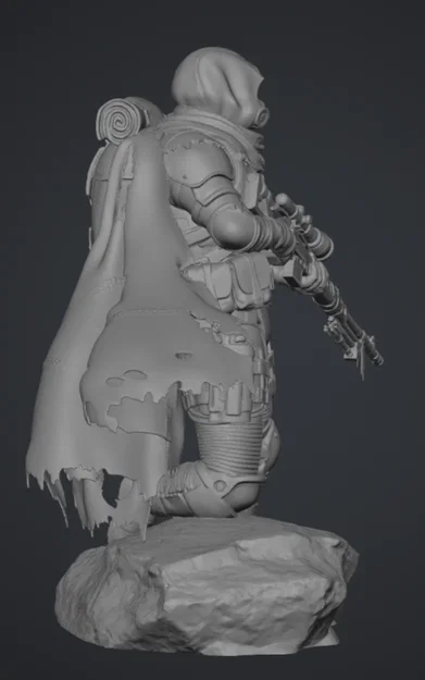 Grimdark Wasteland Desert Sniper 1 – Tay bắn tỉa sa mạc grimdark - Image 2