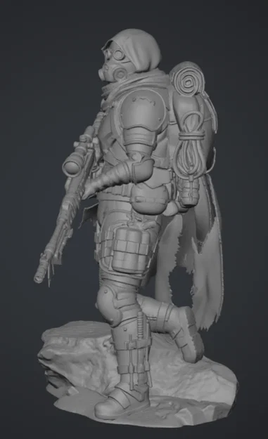 Grimdark Wasteland Desert Sniper 1 – Tay bắn tỉa sa mạc grimdark - Image 3