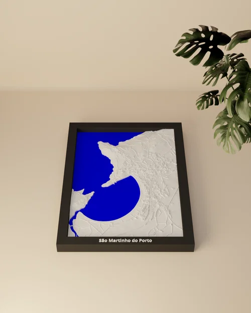 São Martinho do Porto (Bồ Đào Nha) – Mô hình thu nhỏ 3D địa hình - Image 4