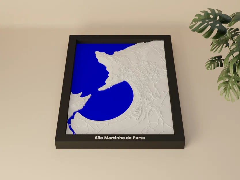 São Martinho do Porto (Bồ Đào Nha) – Mô hình thu nhỏ 3D địa hình - Image 5