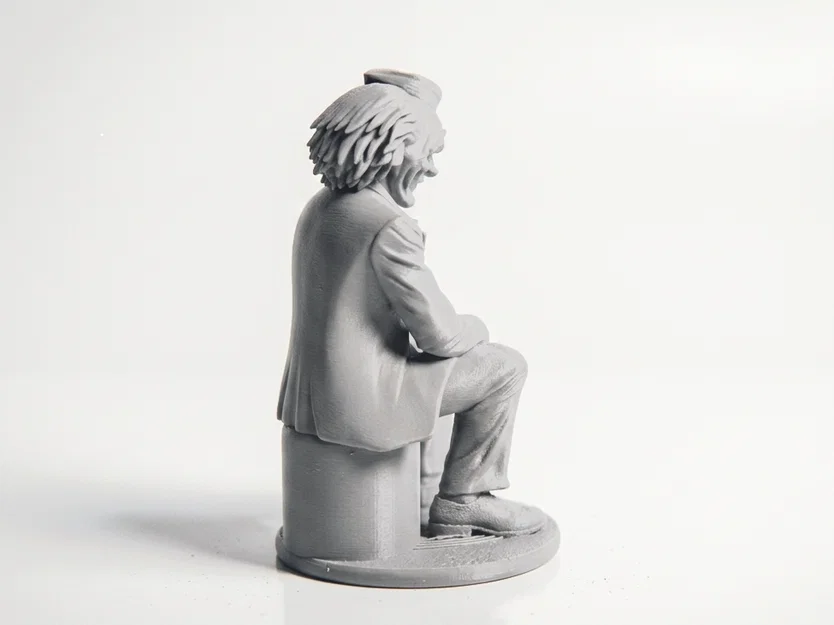 Tượng Joker DC Comics Collectible 3D Printable (STL) - Mẫu In 3D - Image 4