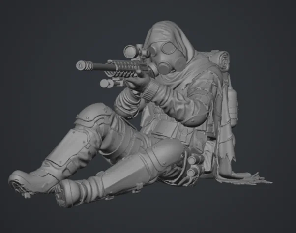 Grimdark Wasteland Sniper 3 – Xạ Thủ Vùng Hoang 3 - Image 1