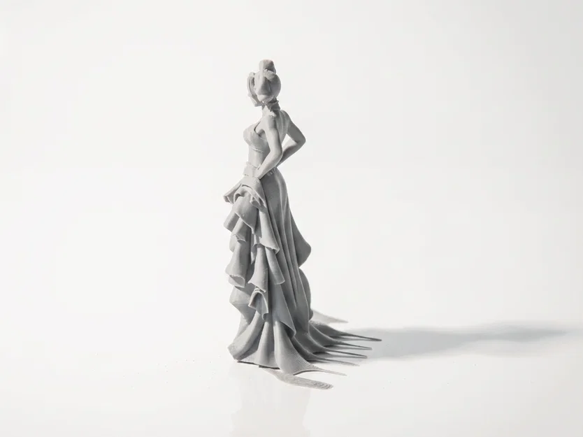 Tượng Harley Quinn Met Gala (DC Comics) - Mẫu 3D In Được - Image 2
