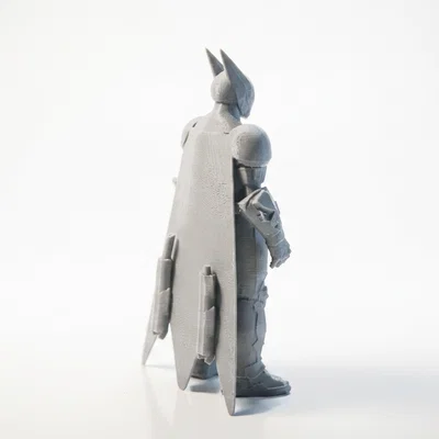 Tượng Robo Batman DC Comics – Mô hình STL In 3D Có Thể In