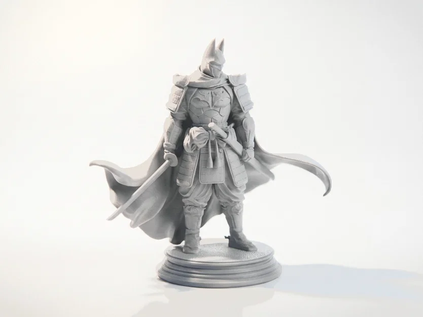 Tượng Samurai Batman DC Comics – Mẫu 3D Printable (STL) - Image 1