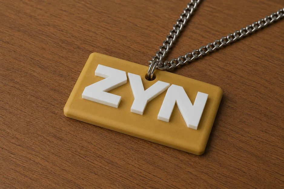Móc khóa Zyn độc đáo - Phụ kiện in 3D cá tính cho người hâm mộ - Image 1