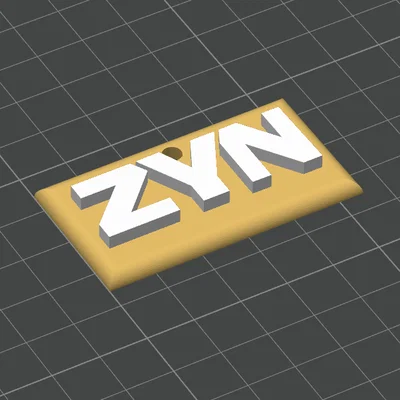 Móc khóa Zyn độc đáo - Phụ kiện in 3D cá tính cho người hâm mộ