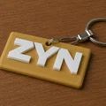 Móc khóa Zyn độc đáo - Phụ kiện in 3D cá tính cho người hâm mộ - Thumbnail 3