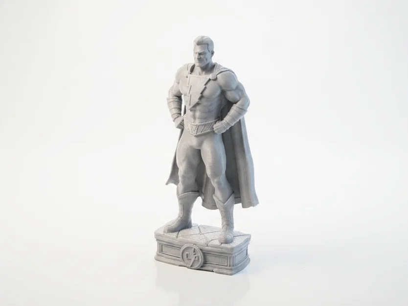Tượng Shazam (DC Comics) – Mẫu 3D Printable STL Siêu Anh Hùng - Image 4