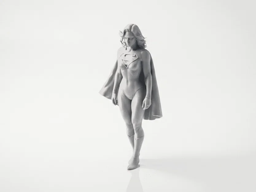 Tượng Supergirl DC Comics Sưu Tầm – Mẫu 3D Printable (STL) - Image 3
