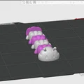 Cloudy Caterpillar – Đồ chơi 3D in modular - Thumbnail 3