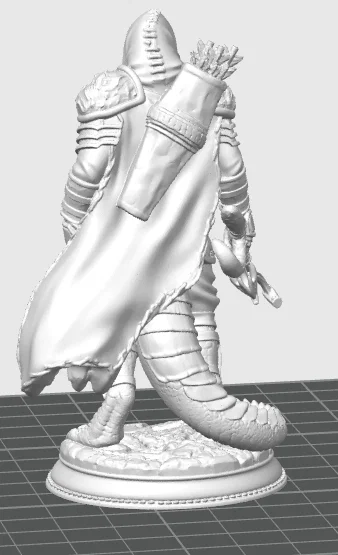 Mô hình Dragonkin Ranger in 3D cho game Tabletop và trang trí - Image 2