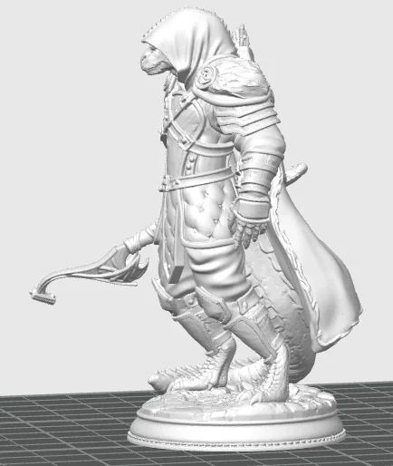 Mô hình Dragonkin Ranger in 3D cho game Tabletop và trang trí - Image 3