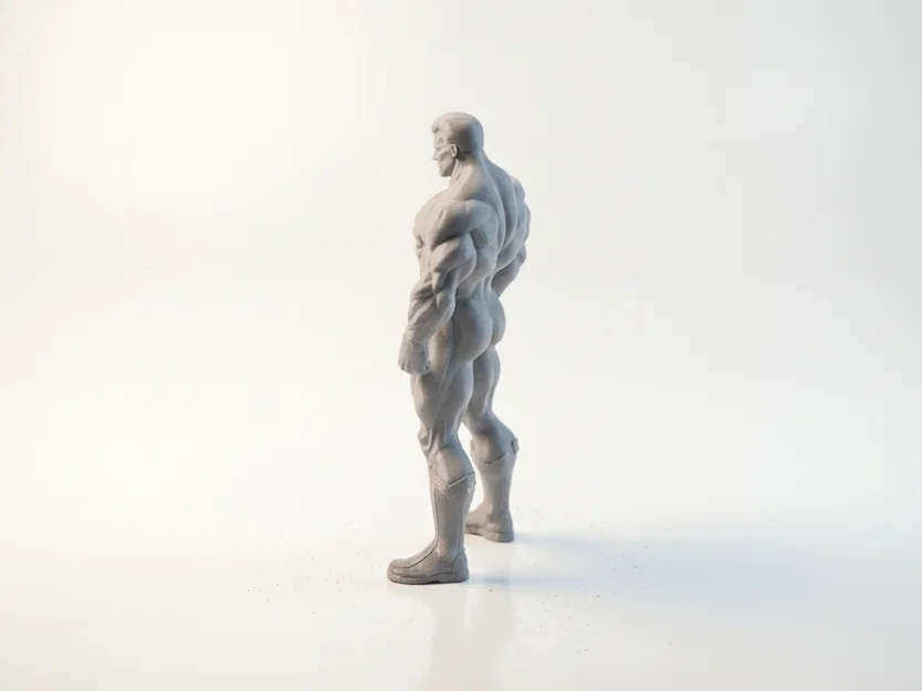 Tượng Superman DC Comics – Mẫu STL In 3D (3D Printable) - Image 4