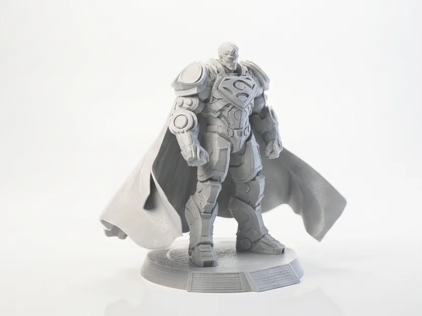 Tượng Superman Giáp Chiến Đấu DC Comics – Mẫu 3D Printable (STL) - Image 1