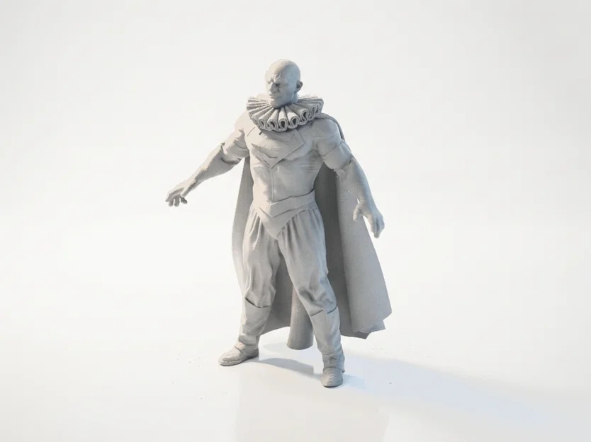 Tượng Clown Superman DC Comics 3D Printable (STL) để In 3D - Image 3