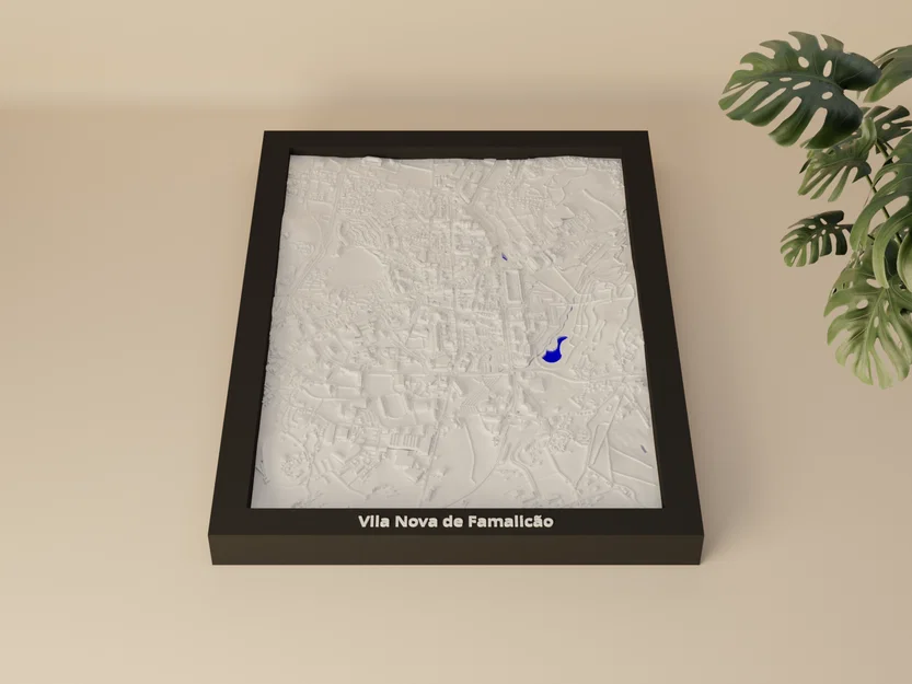 Vila Nova de Famalicão, Portugal - Mô hình mini 3D - Image 1