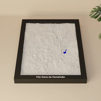 Vila Nova de Famalicão, Portugal - Mô hình mini 3D