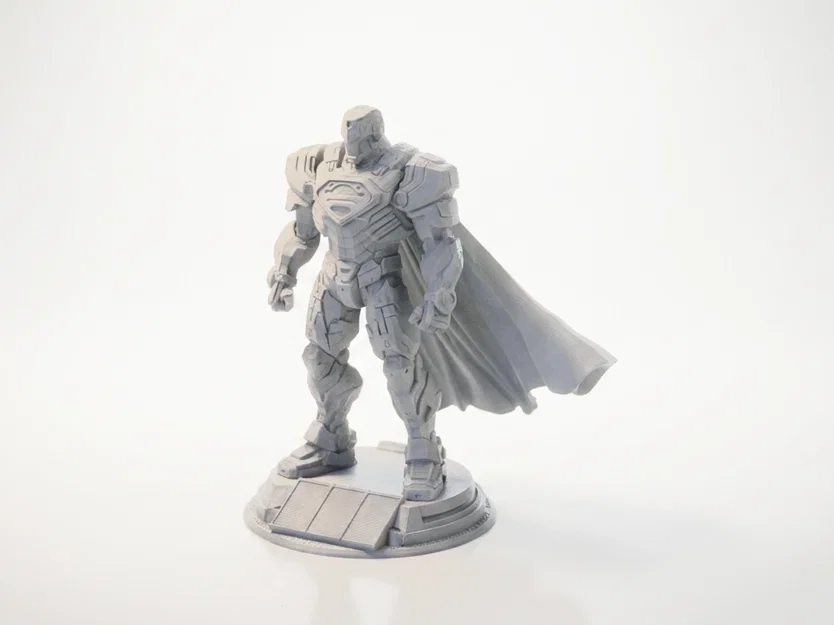 Tượng Superman Giáp Hóa DC Comics – File STL In 3D - Image 1