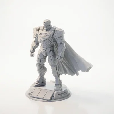Tượng Superman Giáp Hóa DC Comics – File STL In 3D