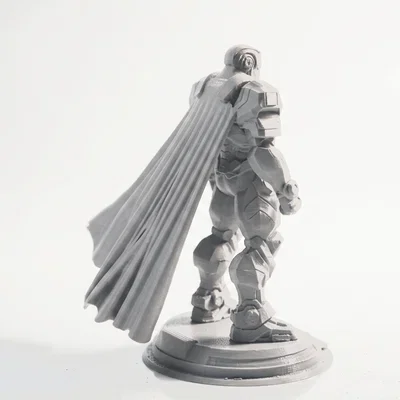 Tượng Superman Giáp Hóa DC Comics – File STL In 3D