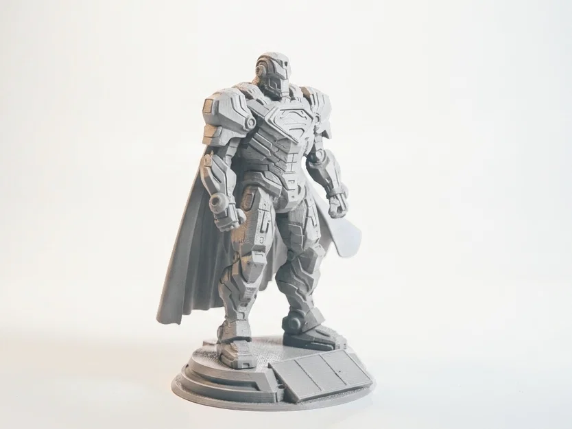 Tượng Superman Giáp Hóa DC Comics – File STL In 3D - Image 4