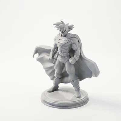 Tượng Superman Goku DC Comics 3D Printable (STL) | In 3D FDM PLA