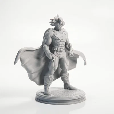 Tượng Superman Goku DC Comics 3D Printable (STL) | In 3D FDM PLA