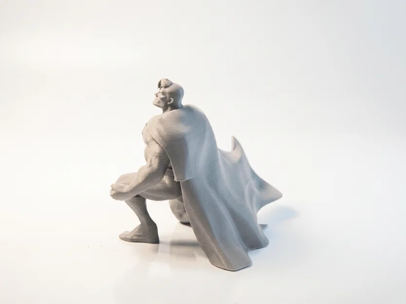 Tượng Superman Quỳ Gối DC Comics – STL 3D Printable - Image 4