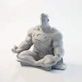 Tượng Superman Ngồi Thiền DC Comics – Mô hình 3D Printable - Thumbnail 1