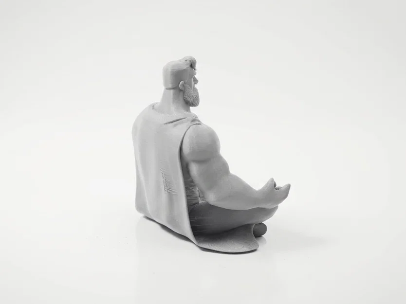 Tượng Superman Ngồi Thiền DC Comics – Mô hình 3D Printable - Image 2