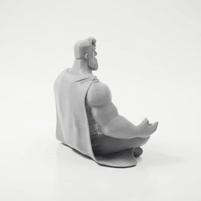 Tượng Superman Ngồi Thiền DC Comics – Mô hình 3D Printable