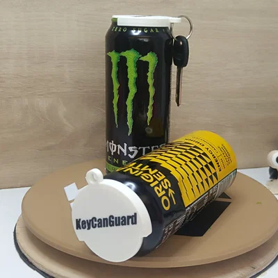 KeyCanGuard - Nắp che bảo vệ lon kèm vòng móc keychain (500ml)