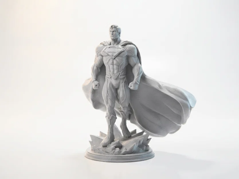 Tượng Superman DC Comics Anh Hùng – Mẫu 3D Printable (STL) - Image 3