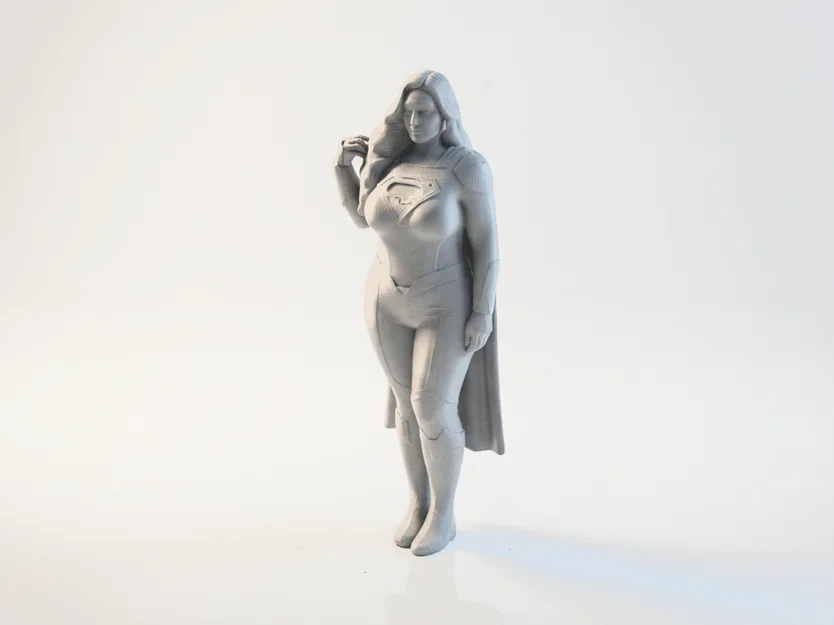 Tượng Superwoman DC Comics – Mẫu 3D Printable (STL) - Image 1
