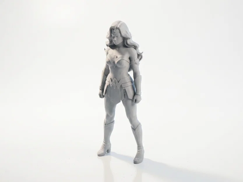 Mô hình STL in 3D tượng Wonder Woman (DC Comics) để in 3D - Image 1