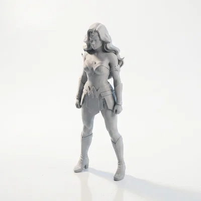 Mô hình STL in 3D tượng Wonder Woman (DC Comics) để in 3D