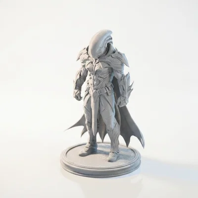 Tượng Xenomorph Batman (DC Comics) – Mẫu STL 3D Printable