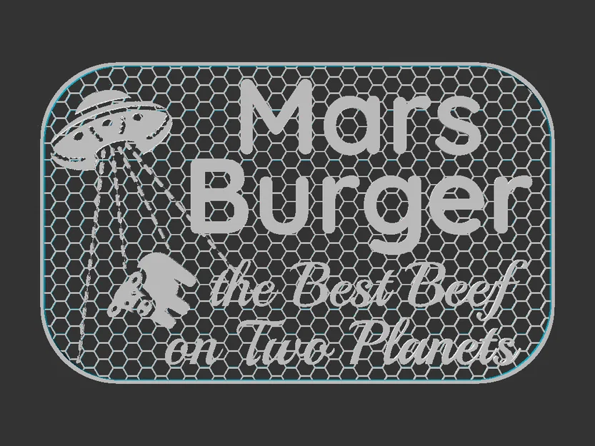 Bảng hiệu Mars Burger - Image 2